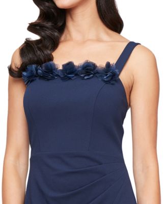 Alex Evenings Women's Rosette-Trim Bolero-Jacket Gown - Macy's