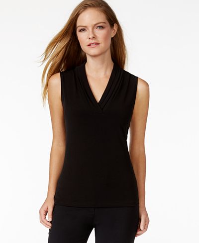 Anne Klein Pleated Shell