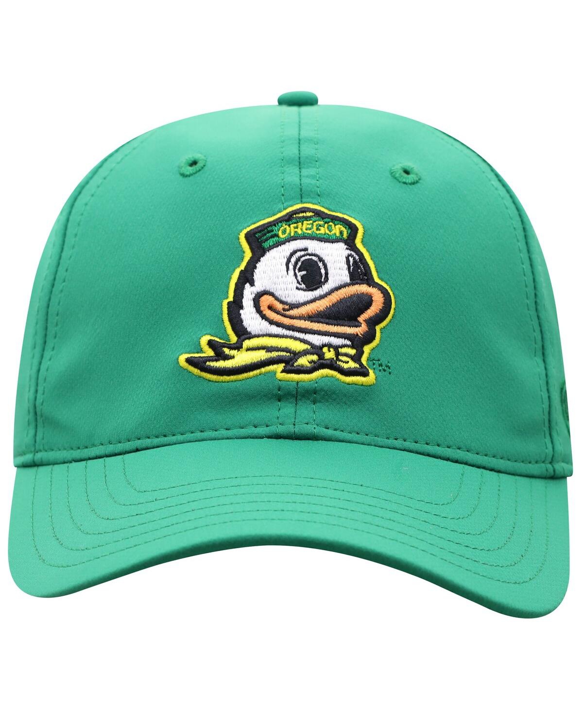 Top Of The World Men's Green Oregon Ducks Trainer Adjustable Hat In Green
