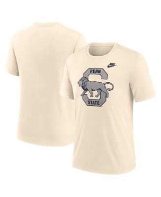 Nike - Men's Cream Penn State Nittany Lions Vault Logo Tri-Blend T-Shirt