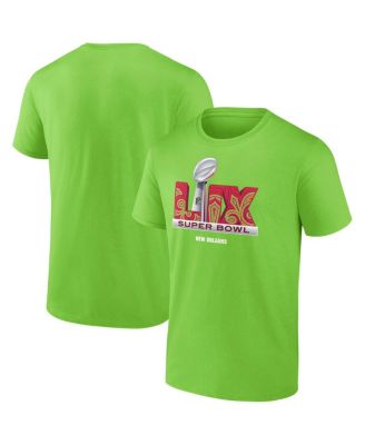 Fanatics - Men's Green Super Bowl LIX&nbsp;Trophy Dimension T-Shirt