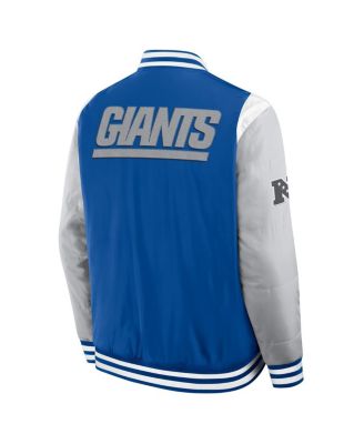 Men's and Women's Royal New York Giants Elements Elite Full-Snap Jacket