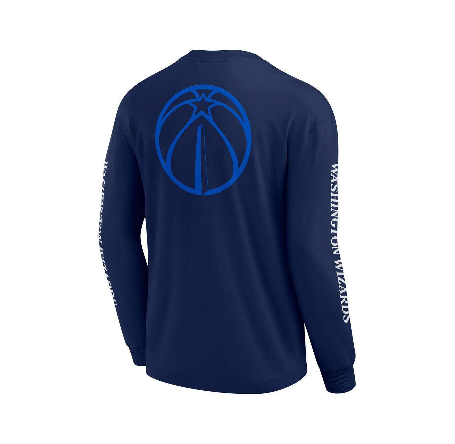 Men's Navy Washington Wizards Elements Strive Long Sleeve T-Shirt