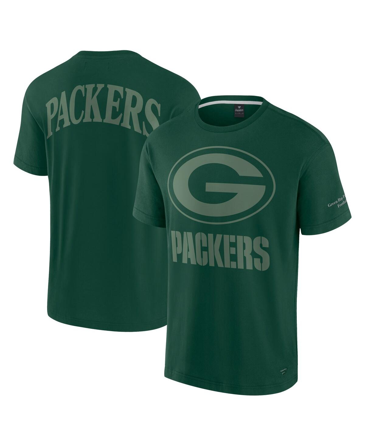 Fanatics Men's And Women's Green Green Bay Packers Elements Iconic T-shirt In Green