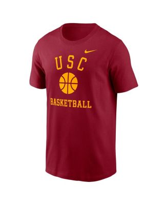 Men's Cardinal USC Trojans Basketball Icon T-Shirt