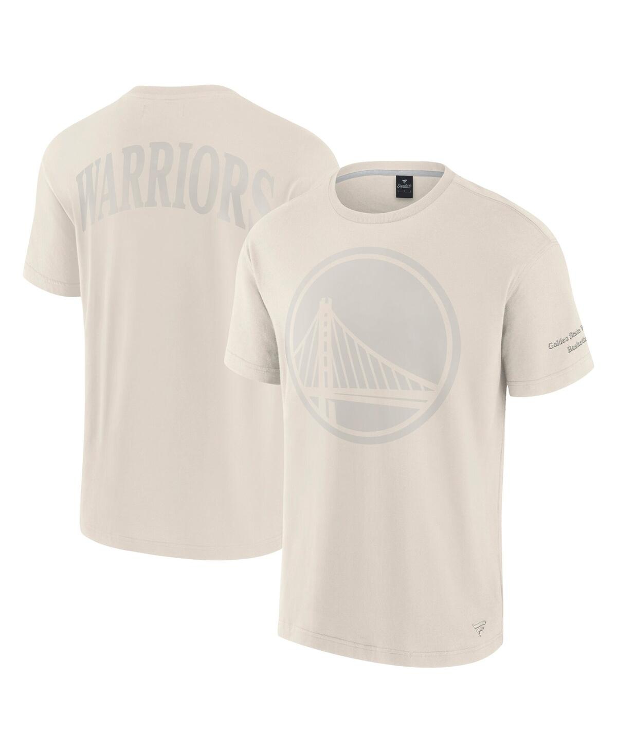 Fanatics Men's Cream Golden State Warriors Elements Iconic T-shirt In Cream