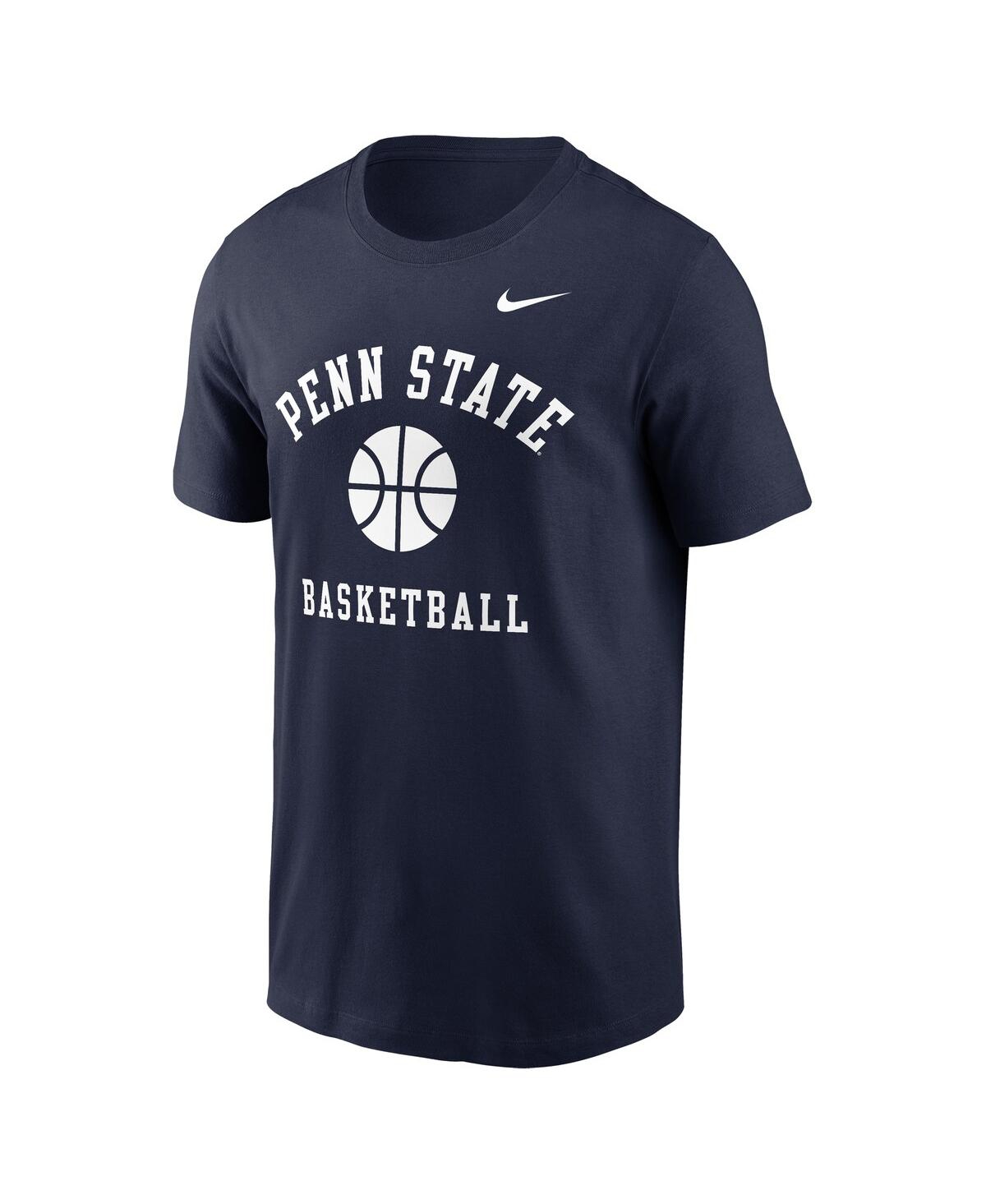 Nike Men's Navy Penn State Nittany Lions Basketball Icon T-shirt In Navy