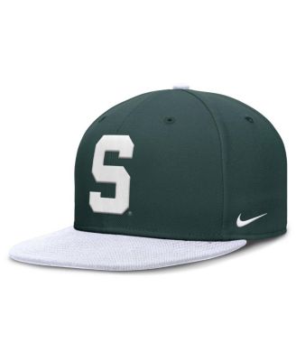 Nike - Men's Green/White Michigan State Spartans Two-Tone Primetime Performance Fitted Hat
