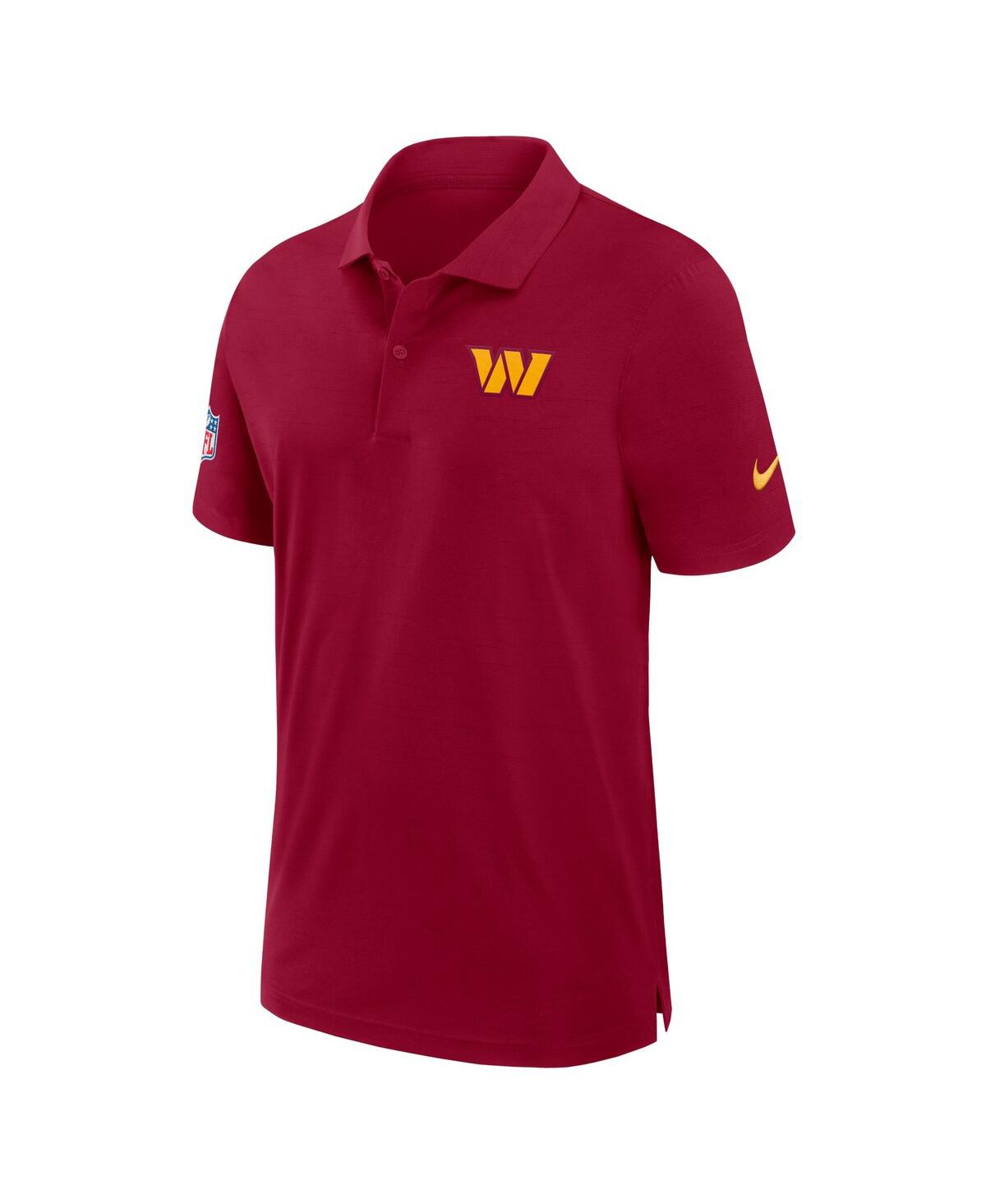 Nike Men's Burgundy Washington Commanders 2024/25 Sideline Performance Polo In Burgundy