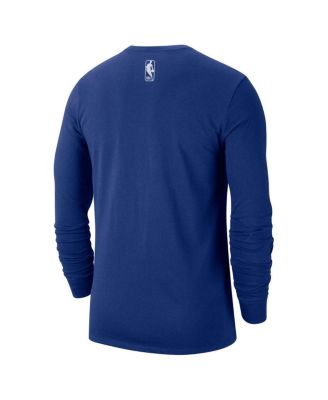 Men's Blue Sacramento Kings 2024/25 City Edition Essential Logo Long Sleeve T-Shirt