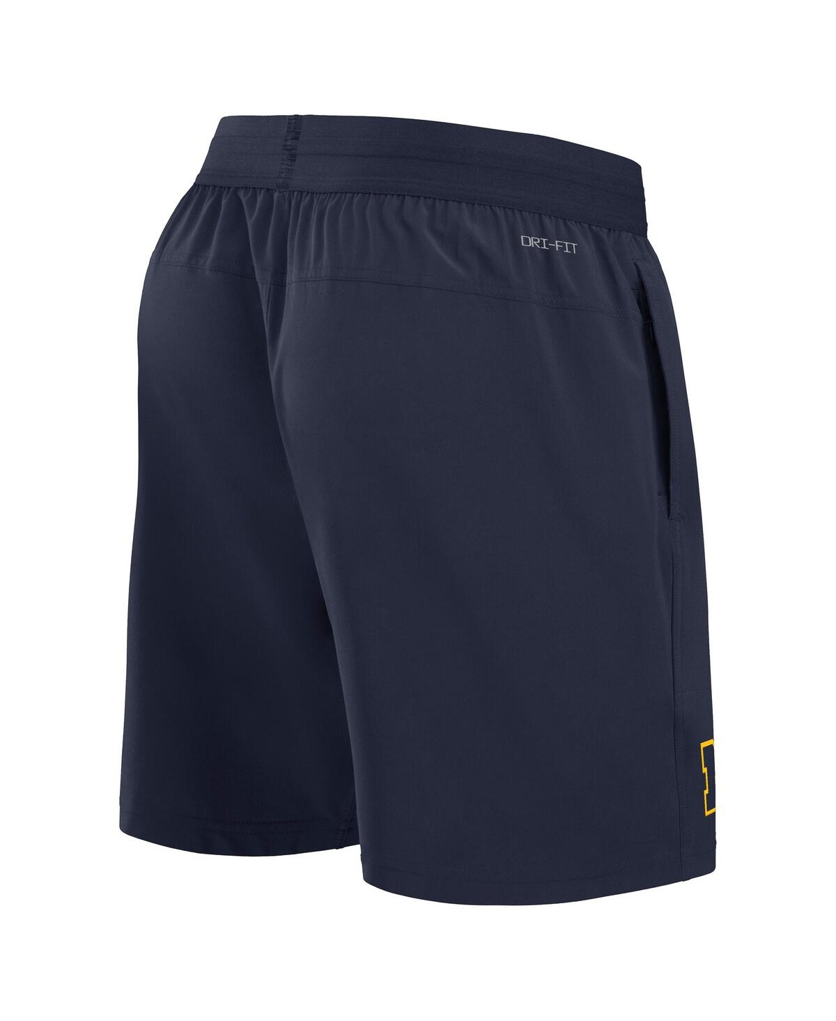 Shop Jordan Men's Navy Michigan Wolverines 2024 Sideline Performance Shorts