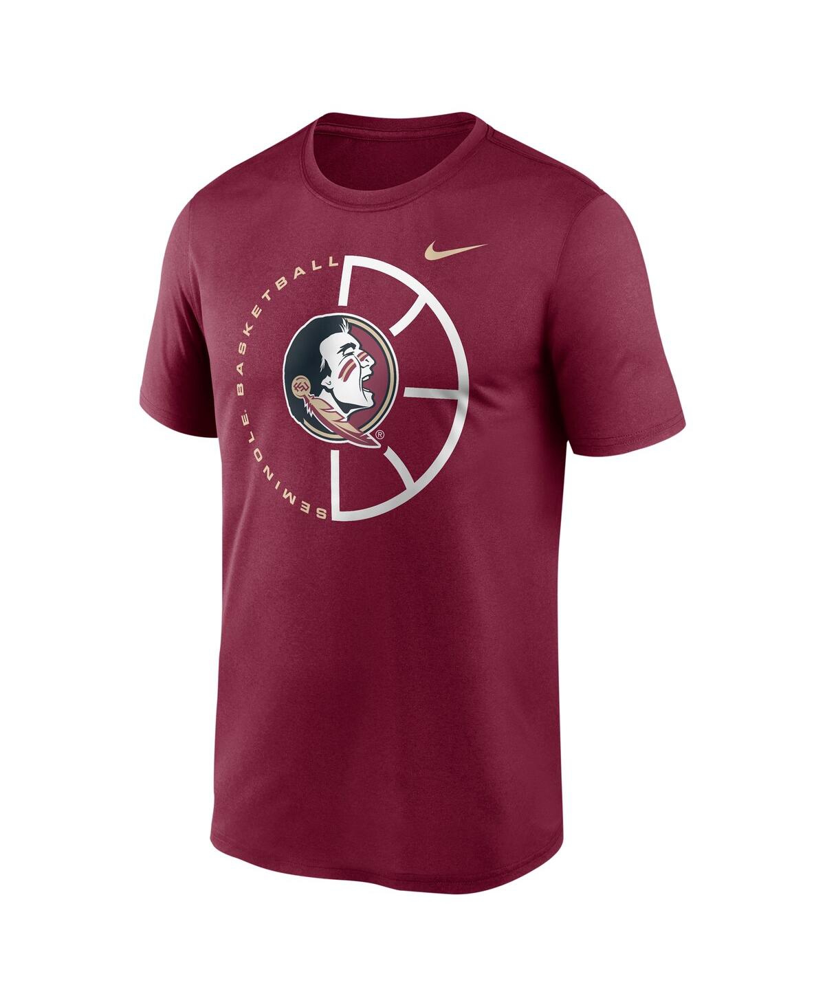 Nike Men's Garnet Florida State Seminoles Legend Basketball Icon Performance T-shirt In Garnet