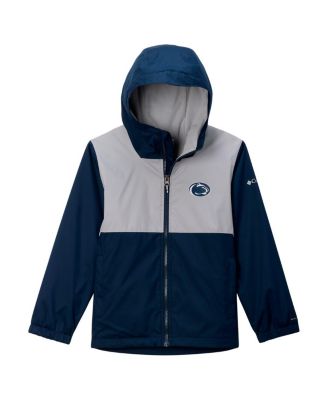 Big Boys and Girls Navy Penn State Nittany Lions Rainy Fields Lined Hoodie Full-Zip Jacket