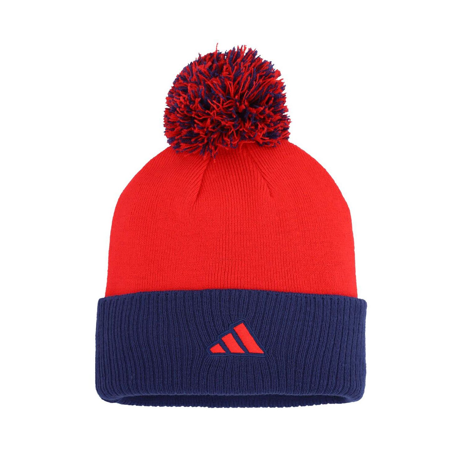 Women's Red Washington Capitals Laurel Cuffed with Pom Knit Hat