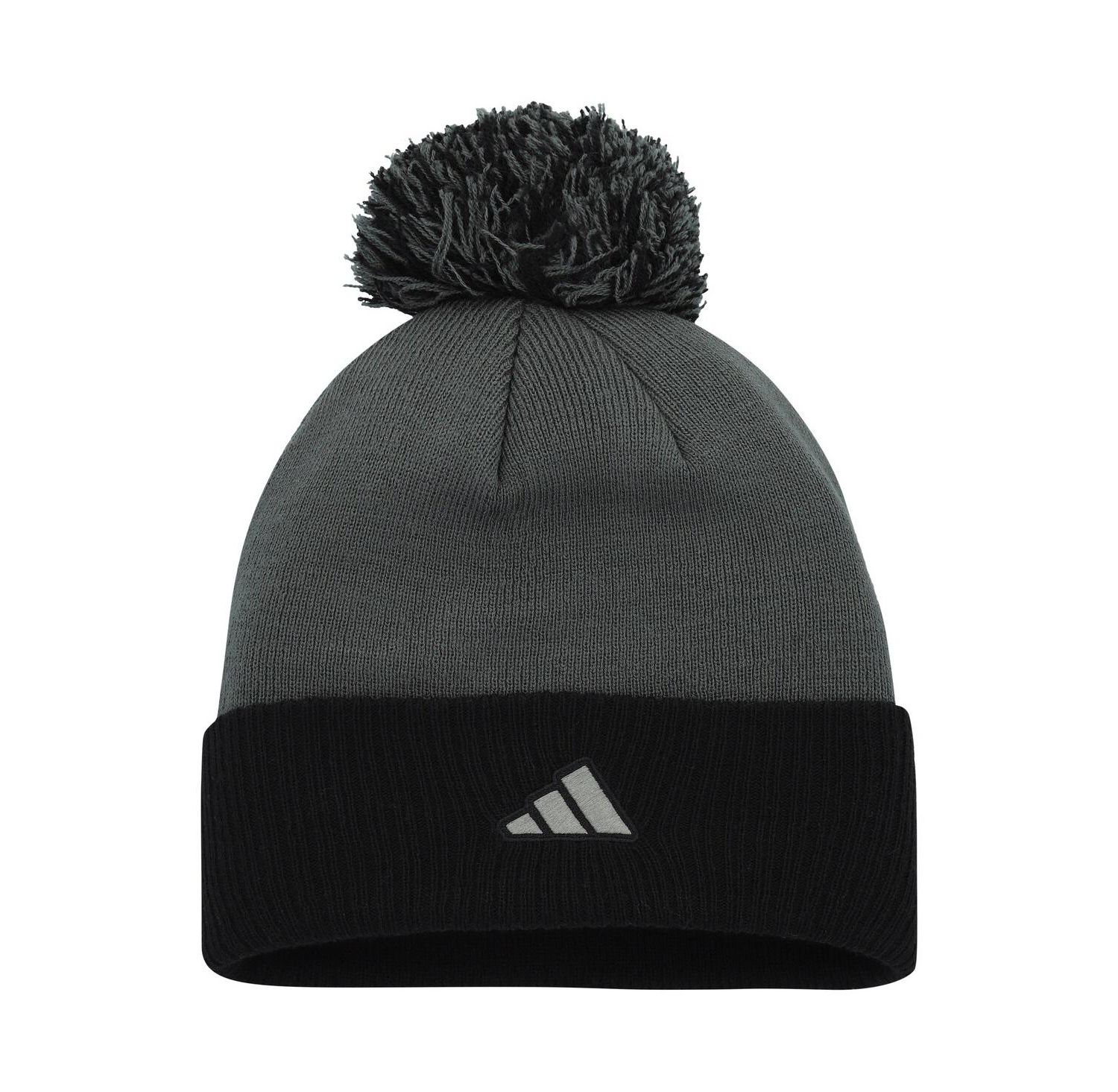 Women's Gray Vegas Golden Knights Laurel Cuffed with Pom Knit Hat