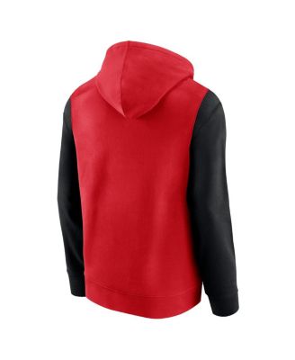 Men's Red Atlanta Hawks Scorer Pullover Hoodie