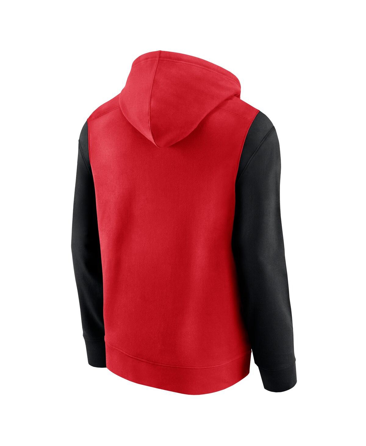 Fanatics Men's Red Atlanta Hawks Scorer Pullover Hoodie In Red
