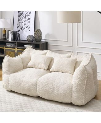 Bean Bag Chair for Adults, Cozy Chenille Sofa, Perfect for Gaming, Reading, and Relaxing