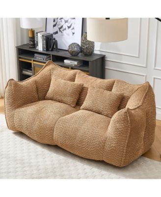 Bean Bag Chair for Adults, Cozy Chenille Sofa, Perfect for Gaming, Reading, and Relaxing