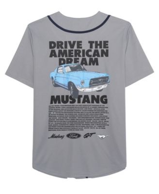 Men's Ford Mustang Baseball Jersey Shirt