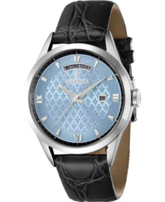 Women's 44260 Vintage Quartz 3 Hand Light Blue Dial Watch