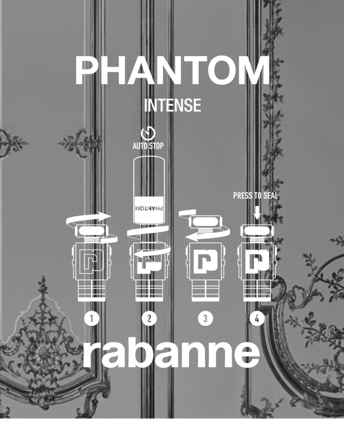 Rabanne Men's Phantom Elixir Parfum Intense Refill, 6.8 Oz. In No Color