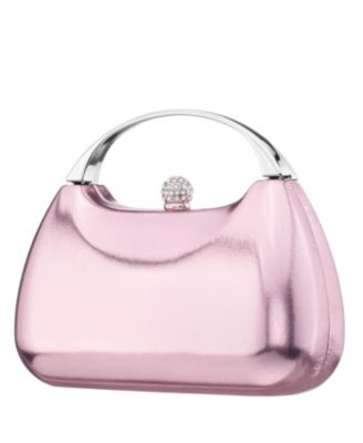 Minaudiere with Metal Handle Clutch