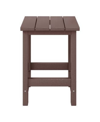 Kids Outdoor Patio Furniture HDPE Adirondack Square Side Table