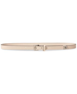 Lauren Ralph Lauren - Women's Pebbled Leather Skinny Belt