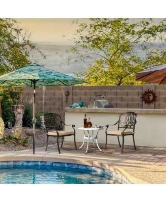 Phoenix Cast Aluminum Cocktail Table for Outdoor Entertaining