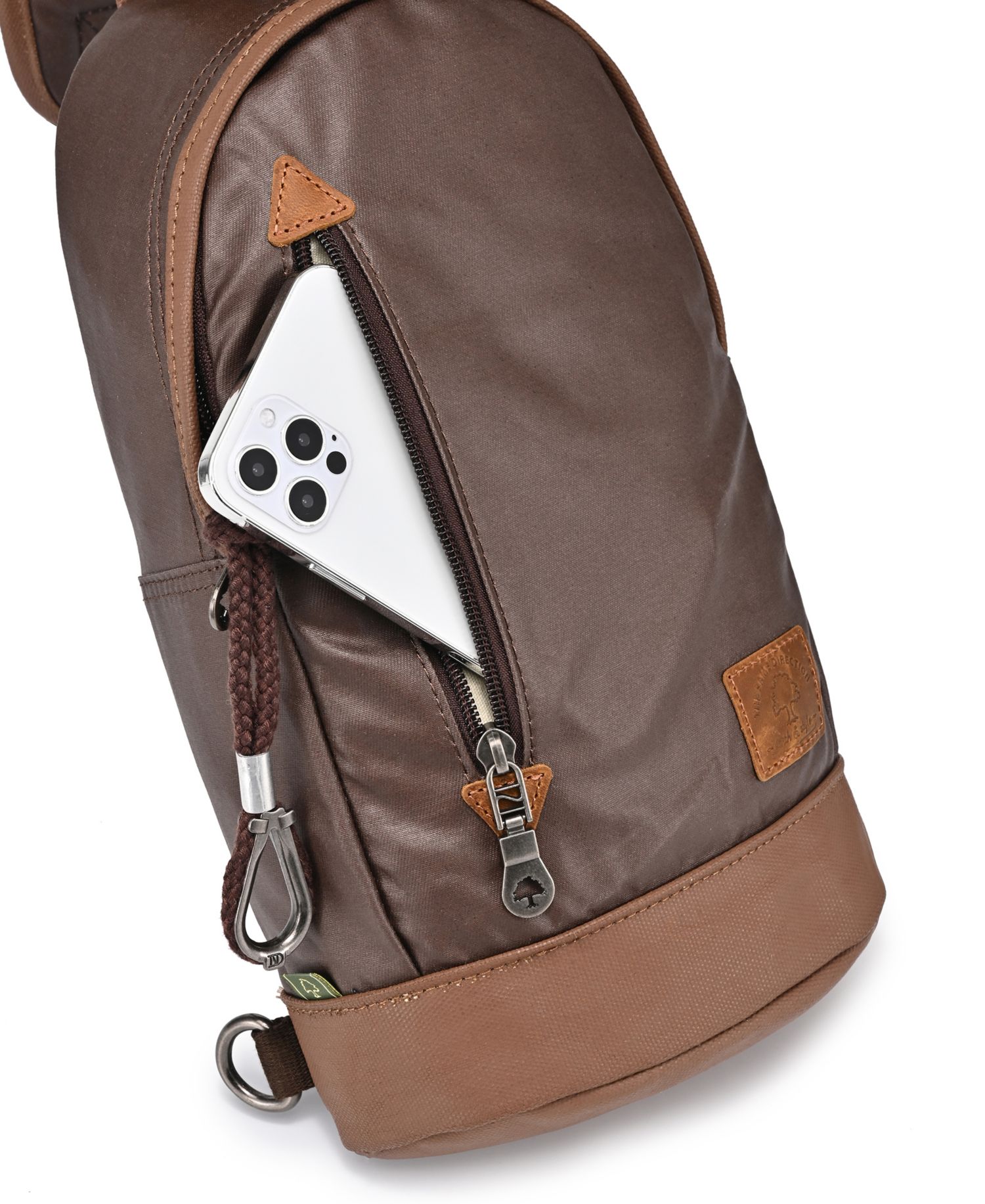Urban Light Coated Canvas Sling Bag