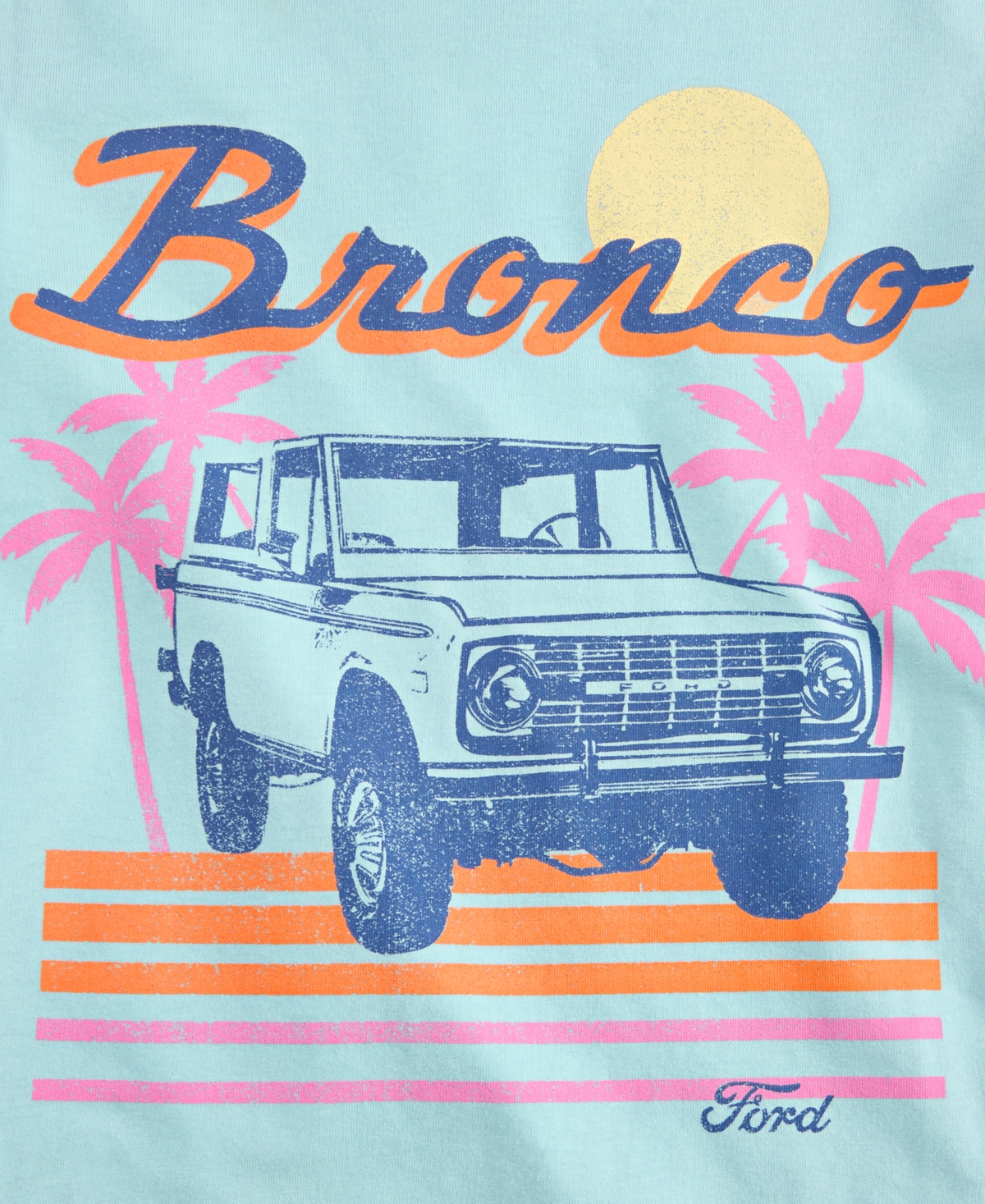 Epic Threads Kid Girl Bronco Graphic T-shirt, Exclusively At Macy's In Crystal Bl
