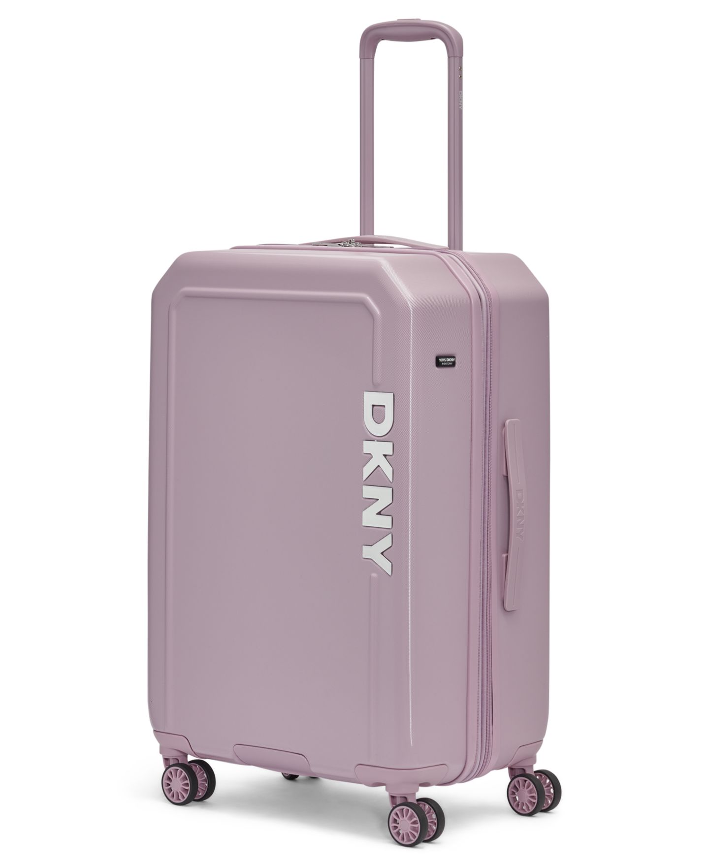 Чемодан DKNY Clean Cut Check-in Spinner, цвет: Лавандовый — фото 1