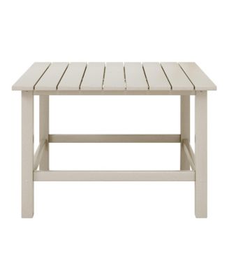 Kids Outdoor Patio Furniture HDPE 30" Wide Square Dining Table