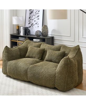 Bean Bag Chair for Adults, Cozy Chenille Sofa, Perfect for Gaming, Reading, and Relaxing