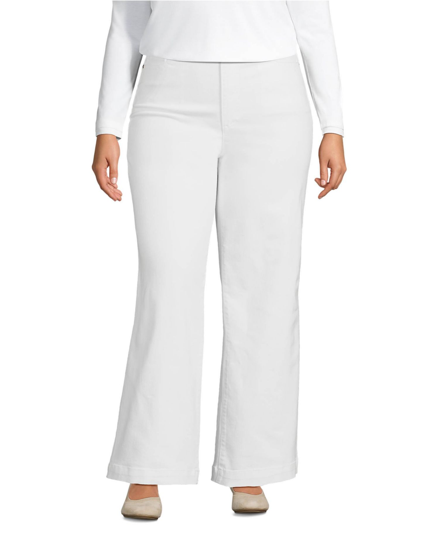 Women's High Rise Wide Leg Denim Jeans