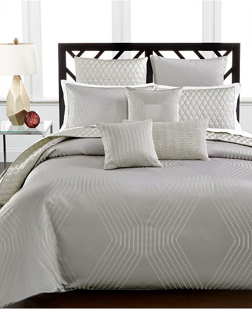 Hotel Collection Keystone Duvet Covers, Created for Macy's Bedding