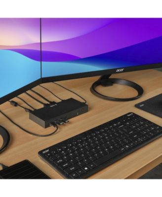 Vero MST Dock M32 | 1 x USB 3.1 Gen1 Type C Data Only Port | 1 x HDMI Port | 1 x Display Port | 2 x USB 3.1 Gen 1 Ports | 1 x USB 2.0 Port | Ethernet | Requires One USB 3.1 Type-C on Computer