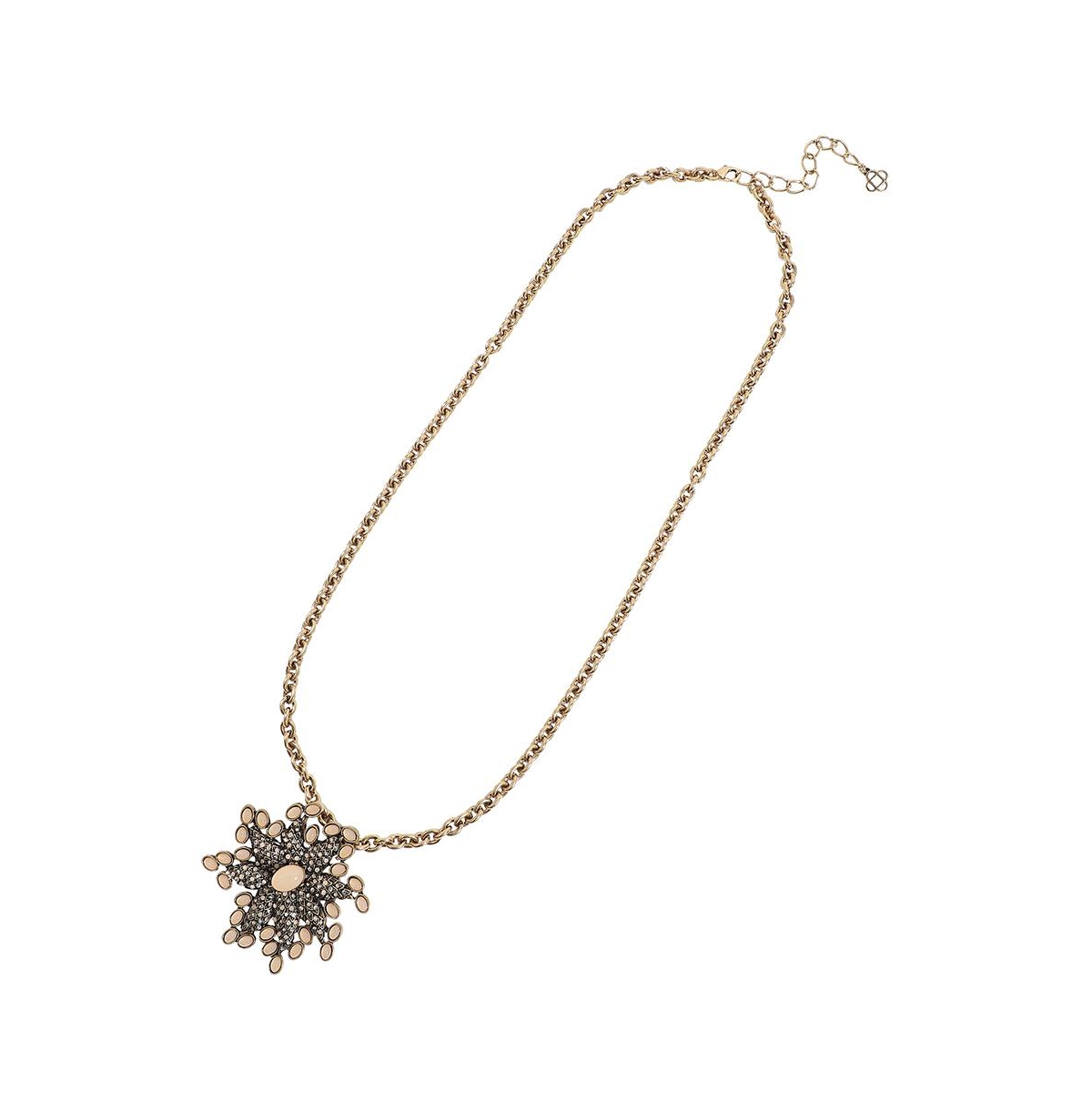 Party Stone Pendant Necklace - Orange