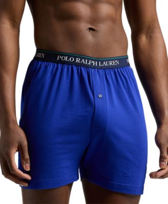 Men's 3-Pk. Cotton Classic Knit Boxers