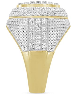 Men's Diamond Multi Cluster Multirow Ring (2 ct. t.w.) in 10k Gold