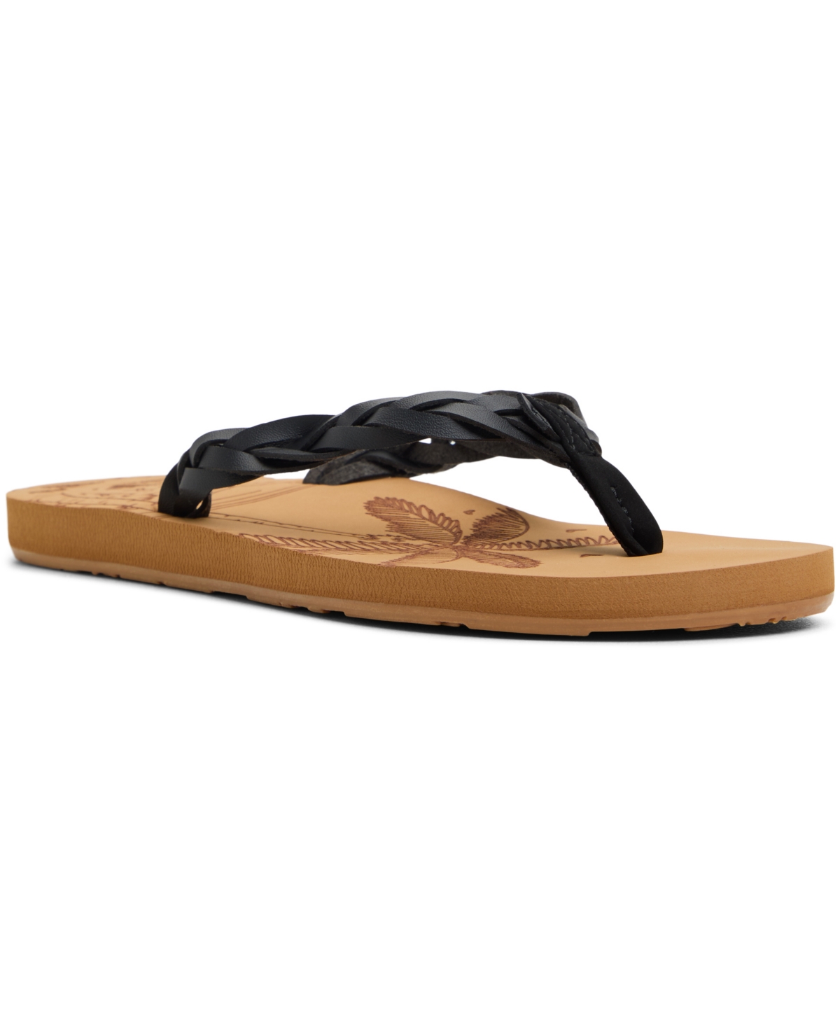 Women's Feel Breezie Slip-On Flat Sandals - Black