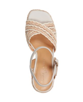 Women's Juliey Woven Block Heel Platform Sandals