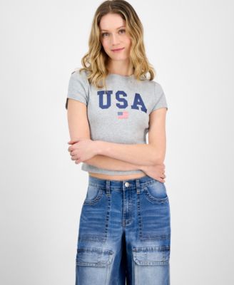 Juniors' USA Cotton Baby T-Shirt
