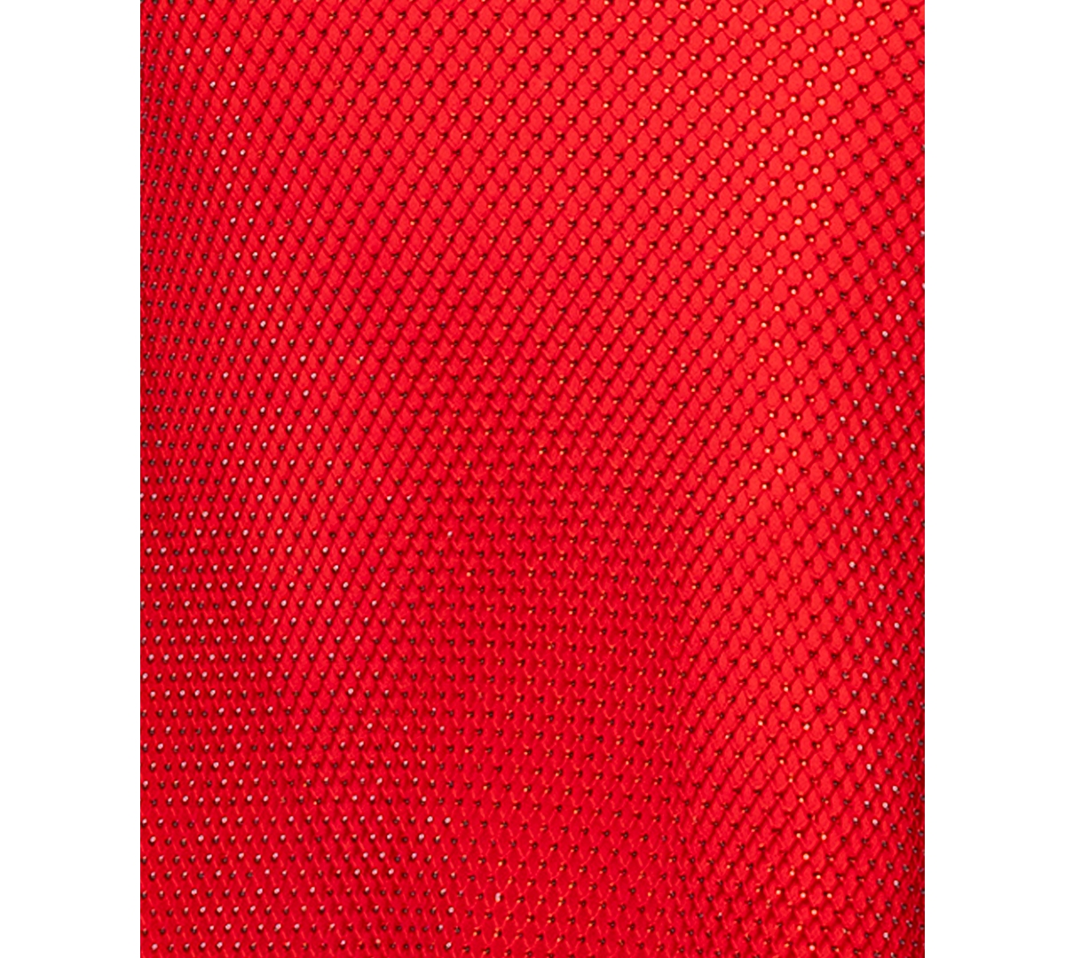 Betsy & Adam Women's Rhinestone Mesh Halter Gown In Red