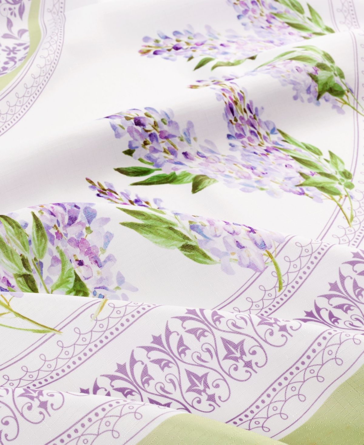 Elrene Lilac Garden Floral Rectangle Tablecloth, 60" X 144" In Multi