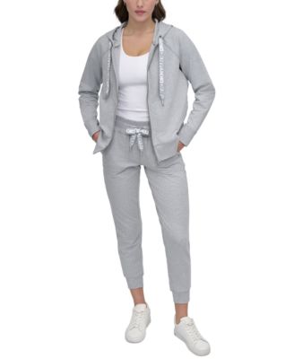 Sport Women's Two-Tone Zip-Front Long-Sleeve Hoodie