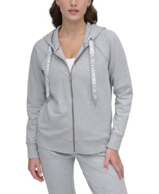 Sport Women's Two-Tone Zip-Front Long-Sleeve Hoodie