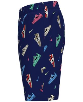 Boys' 8-20 Multi Sneaker Novelty Print Swim Trunks
