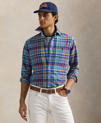 Polo Ralph Lauren - Men's Classic-Fit Gingham Oxford Shirt